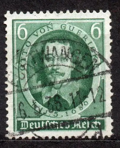 Deutsches Reich, Mi-Nr. 608 gest., 250. Todestag von Otto von Guericke