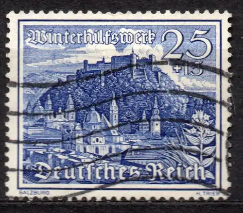 Deutsches Reich, Mi-Nr. 737 gest., Winterhilfswerk: Bauwerke