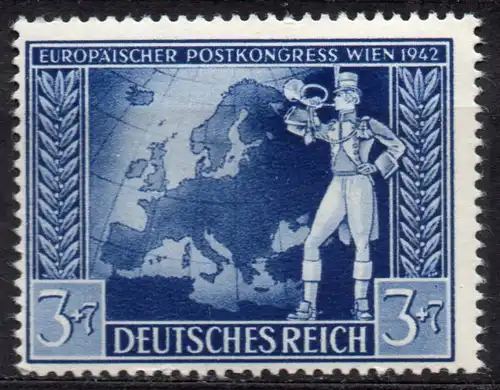Deutsches Reich, Mi-Nr. 820 **, Europäischer Postkongress