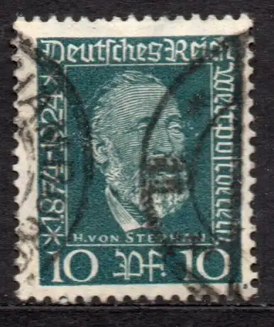 Deutsches Reich, Mi-Nr. 368 gest., 50 Jahre Weltpostvereien (UPU)