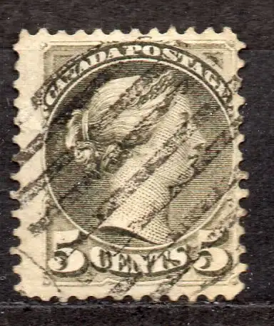 Kanada, Mi-Nr. 29 b A gest., Königin Victoria