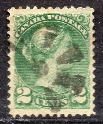 Kanada, Mi-Nr. 27 a A gest., Königin Victoria