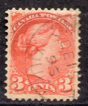 Kanada, Mi-Nr. 28 c A gest., Königin Victoria