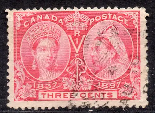 Kanada, Mi-Nr. 41 gest., 60. Thronjubiläum von Königin Victoria