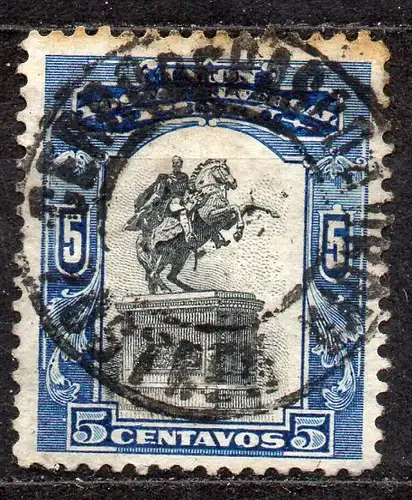 Peru, Mi-Nr. 128 gest., Simon Bolivar, Reiterdenkmal