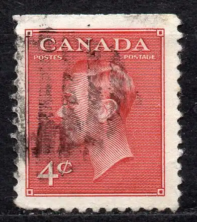 Kanada, Mi-Nr. 254 E gest., König Georg VI.