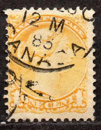 Kanada, Mi-Nr. 26 c A gest., Königin Victoria