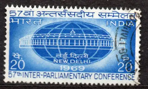 Indien, Mi-Nr. 486 gest., 57. Interparlamentarische Konferenz
