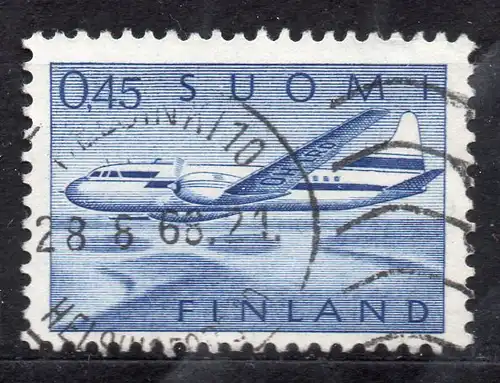 Finnland, Mi-Nr. 563 gest., Flugzeug Convair 440