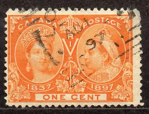 Kanada, Mi-Nr. 39 gest., 60. Thronjubiläum von Königin Victoria