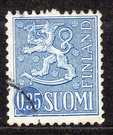 Finnland, Mi-Nr. 575 gest., Wappenlöwe