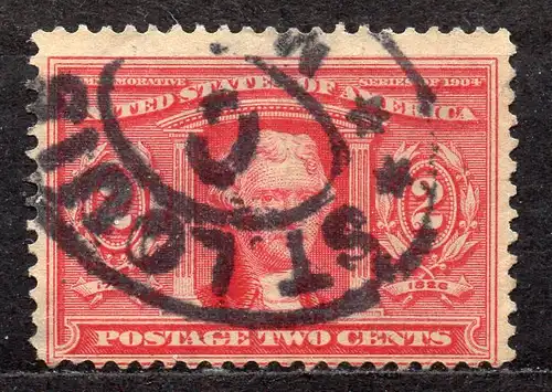 USA, Mi-Nr. 155 gest., Louisiana-Ausstellung St. Louis