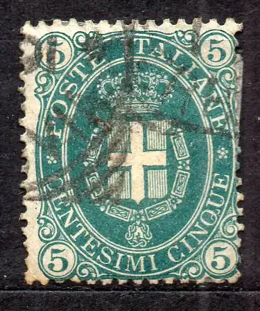 Italien, Mi-Nr. 55 gest., Wappen