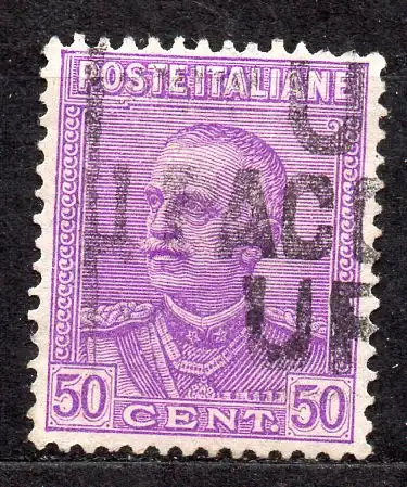 Italien, Mi-Nr. 284 gest., König Viktor Emanuel III.
