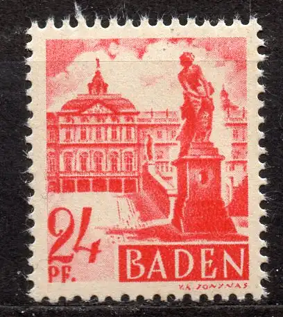 Französische Zone - Baden, Mi-Nr. 8 **