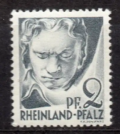 Französische Zone - Rheinland-Pfalz, Mi-Nr. 1 **