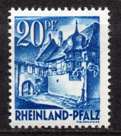Französische Zone - Rheinland-Pfalz, Mi-Nr. 7 **