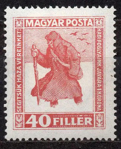 Ungarn, Mi-Nr. 312 Y *, Für ungarische Kriegsgefangene