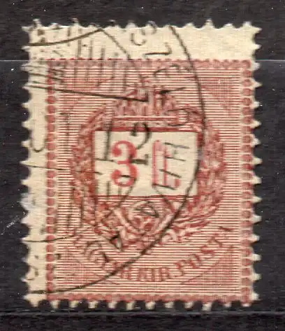 Ungarn, Mi-Nr. 40 A gest., Brief mit Wertziffer