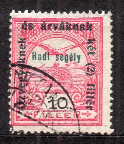 Ungarn, Mi-Nr. 167 gest., Kriegshilfe