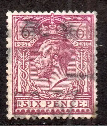 Großbritannien, Mi-Nr. 162 X gest., König Georg V.