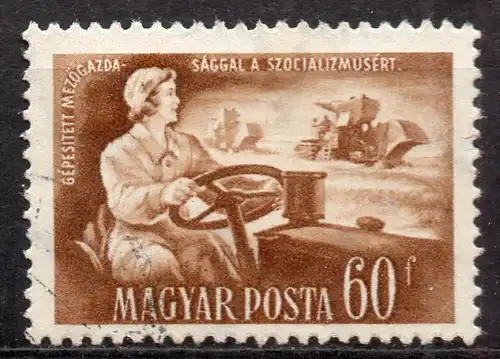 Ungarn, Mi-Nr. 1195 gest., Resultate des Fünfjahresplanes