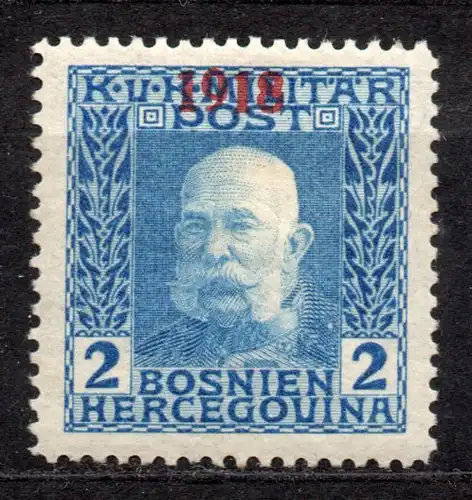 Österreich - Bosnien und Herzegowina, Mi-Nr. 148 *, Kaiser Franz Joseph I. 