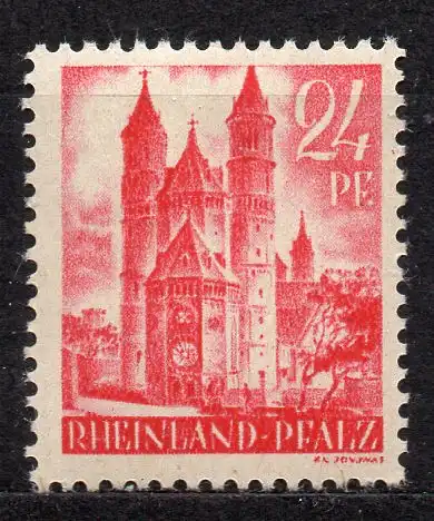 Französische Zone - Rheinland-Pfalz, Mi-Nr. 8 **