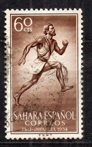Spanisch-Sahara, Mi-Nr. 146 gest, Für die Jugend: Sport