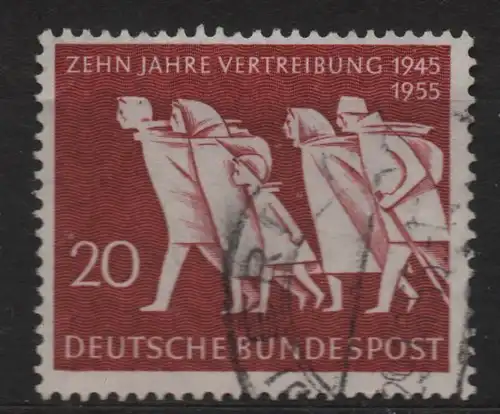 BRD, Mi-Nr. 215 gest., 10 Jahre Vertreibung