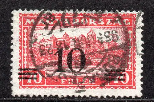 Ungarn, Mi-Nr. 501 gest., Königliche Burg in Budapest