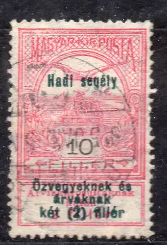 Ungarn, Mi-Nr. 150 gest., Kriegshilfe