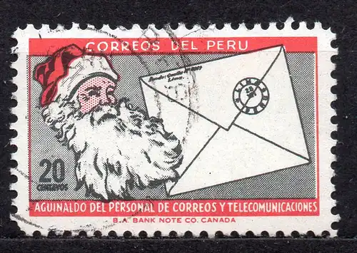 Peru, Mi-Nr. 653 gest., Weihnachten 1965