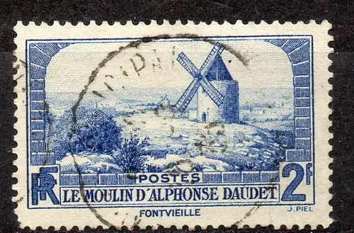 Frankreich, Mi-Nr. 315 gest., Mühle Daudes bei Fontvieille