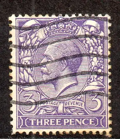 Großbritannien, Mi-Nr. 132 X gest., König Georg V.