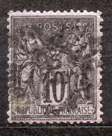 Frankreich, Mi-Nr. 72 II gest., Allegorien