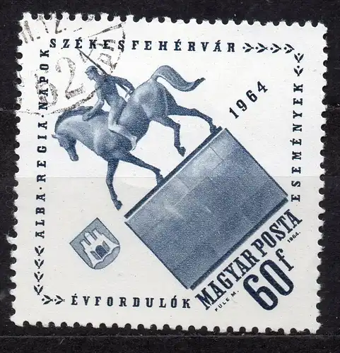 Ungarn, Mi-Nr. 2052 gest., Reiterstandbild