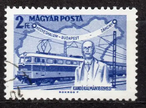 Ungarn, Mi-Nr. 2395 gest., Eisenbahn