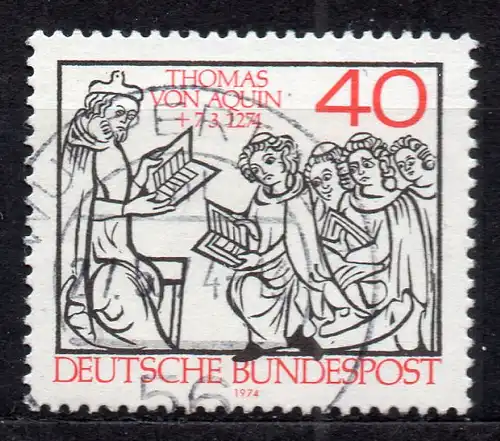 BRD, Mi-Nr. 795 gest., Thomas von Aquin