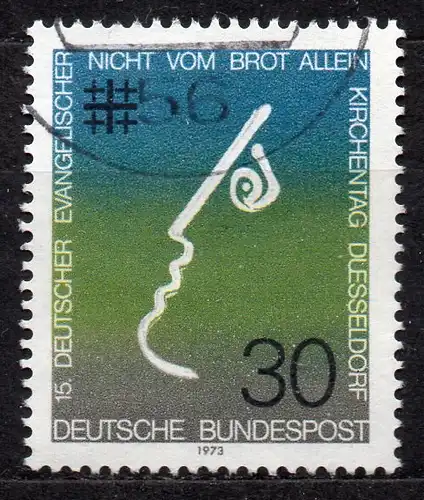 BRD, Mi-Nr. 772 gest., Evangelischer Kirchentag Düsseldorf