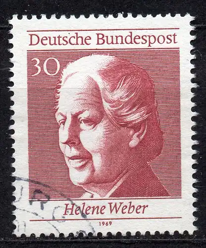 BRD, Mi-Nr. 598 gest., aus Block 5, 50 Jahre Frauenwahlrecht in Deutschland