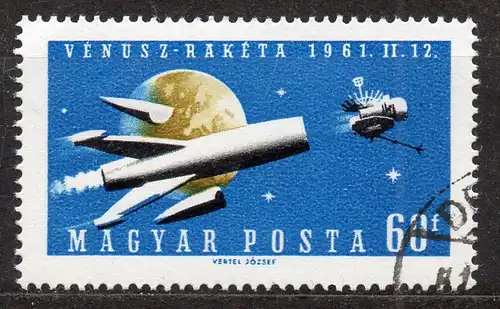 Ungarn, Mi-Nr. 1759 gest., Start einer Rakete zur Venus