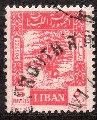 Libanon, Mi-Nr. 356 gest., Zeder