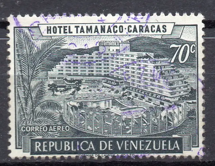 Venezuela, Mi-Nr. 1179 gest., Hotel Tamanaco in Caracas