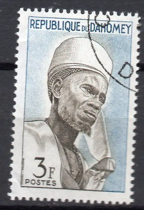 Dahomey, Mi-Nr. 201 gest., Menschen aus Dahomey