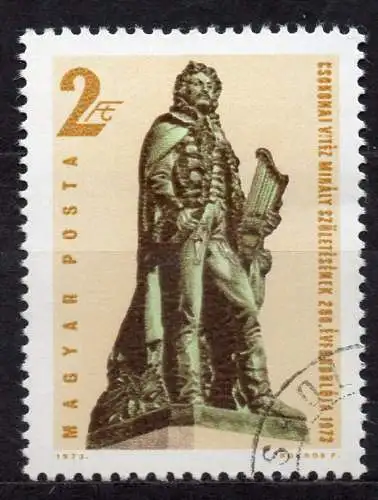 Ungarn, Mi-Nr. 2915 gest., 200. Geburtstag von Csokonai