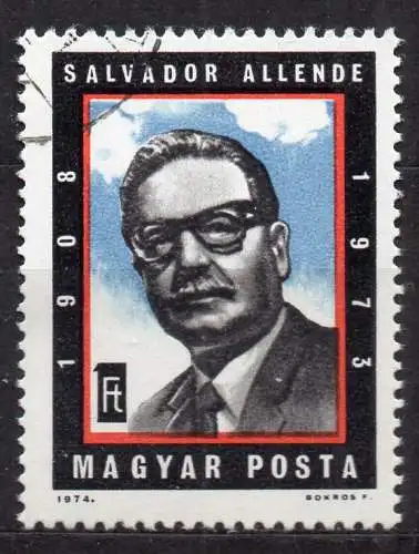 Ungarn, Mi-Nr. 2939 gest., Salvador Allende