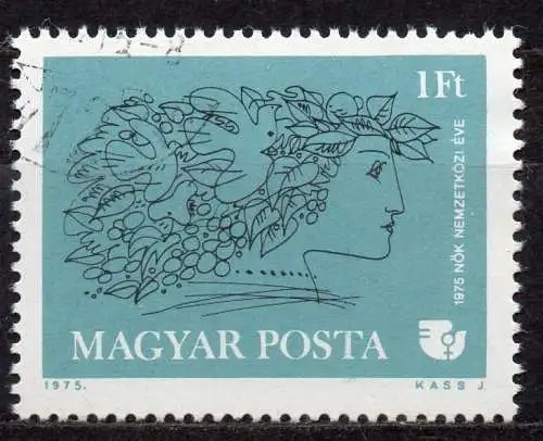 Ungarn, Mi-Nr. 3024 gest., Internationales Jahr der Frau