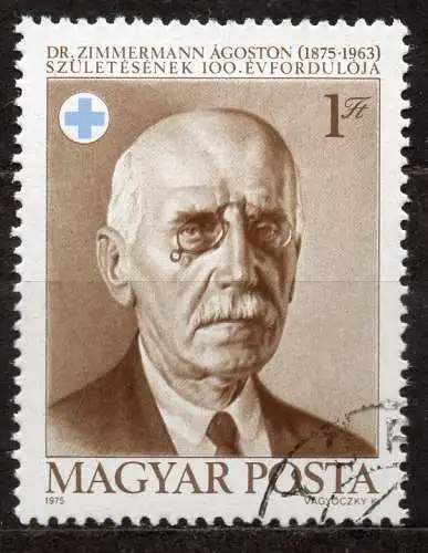Ungarn, Mi-Nr. 3057 gest., 100. Geburtstag von Agoston Zimmermann
