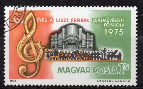 Ungarn, Mi-Nr. 3080 gest., 100 Jahre Franz-Liszt-Musikhochschule
